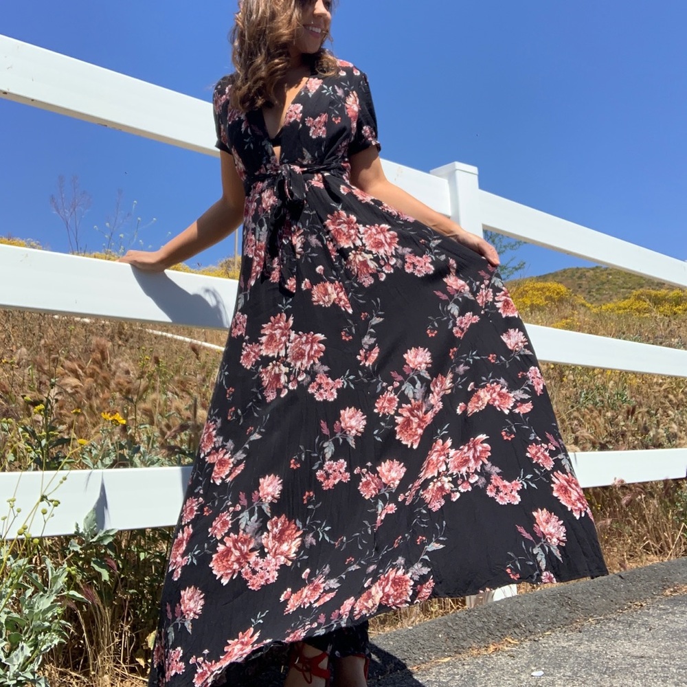 Floral maxi dress